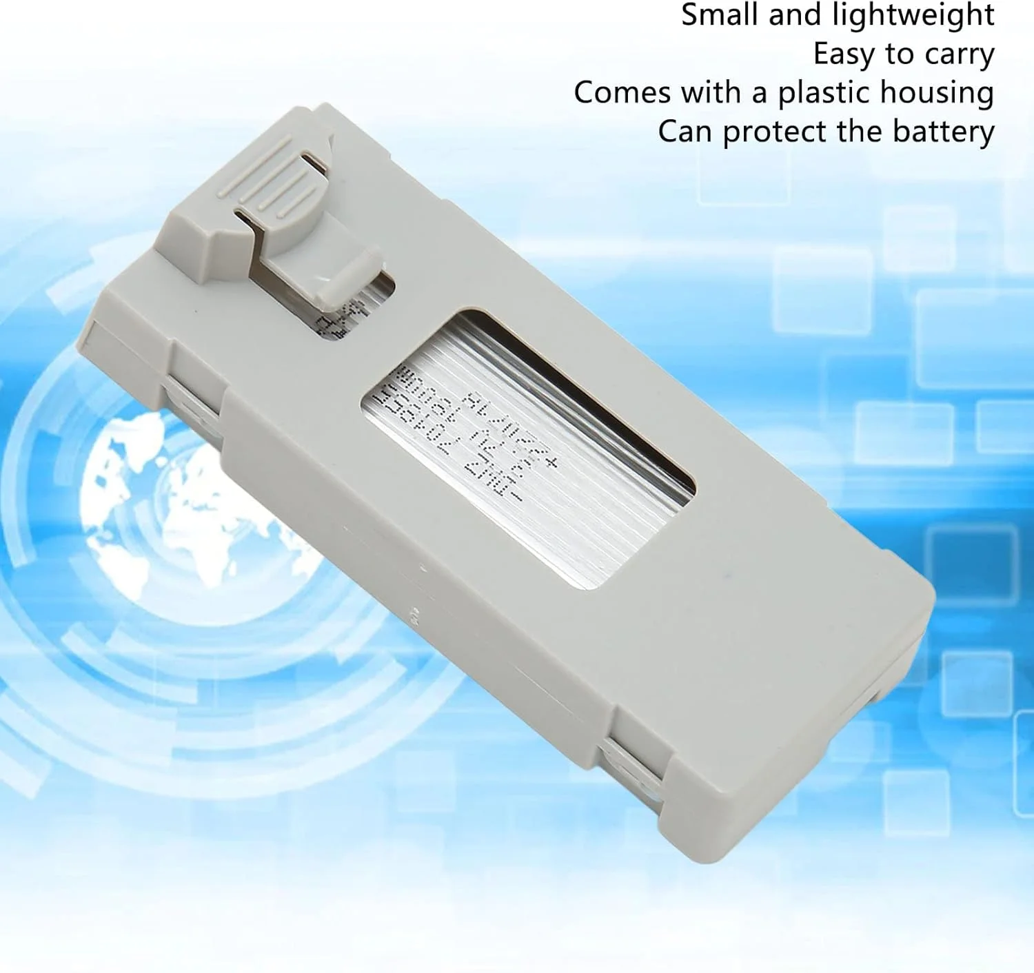 باتری لیتیومی 3.7 ولت 1800 میلی آمپر ساعت برای پهپادهای E88 E525 E99 K3