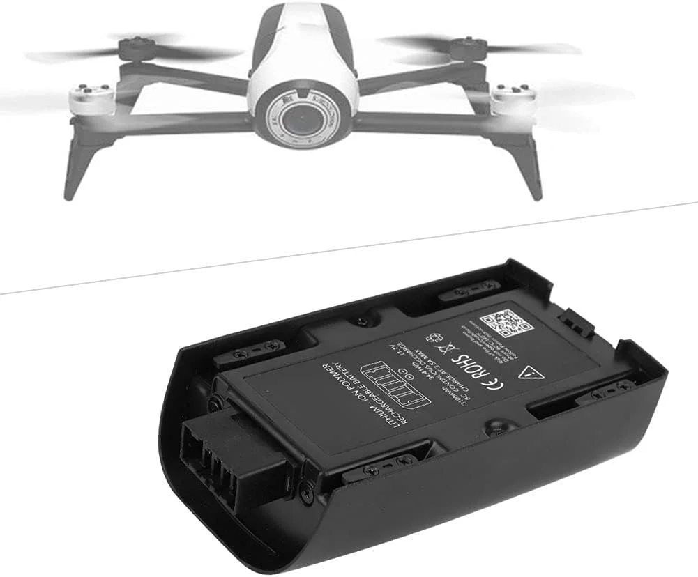 باتری جایگزین Cryfokt، باتری 3100mAh، ظرفیت بزرگ 11.1 ولت برای Parrot Bebop
