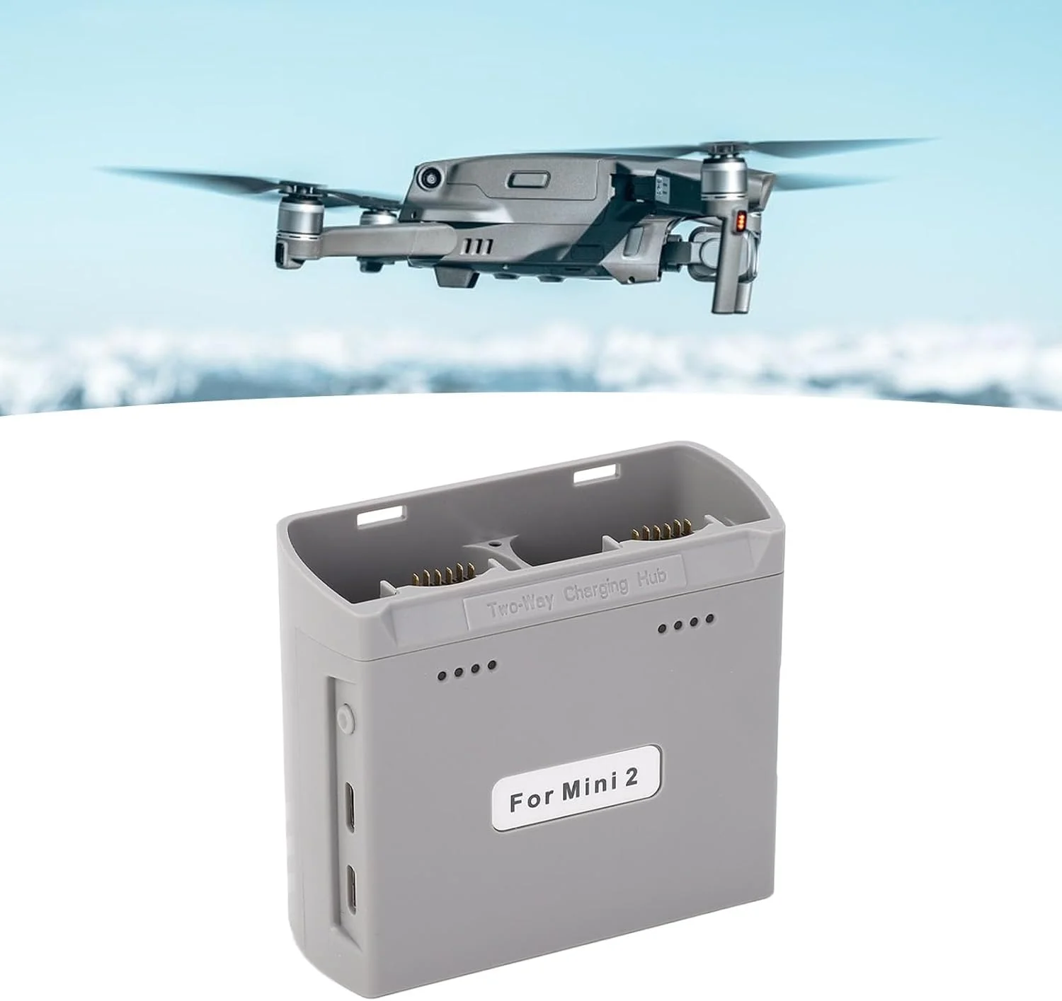 هاب شارژ باتری پهپاد، شارژر دو طرفه PD با شارژ سریع، دارای نمایشگر دیجیتال شفاف، مناسب برای کاوش و مسافرت هاب شارژ باتری پهپاد، شارژر دو طرفه PD با شارژ سریع، دارای نمایشگر دیجیتال شفاف، مناسب برای کاوش و مسافرت