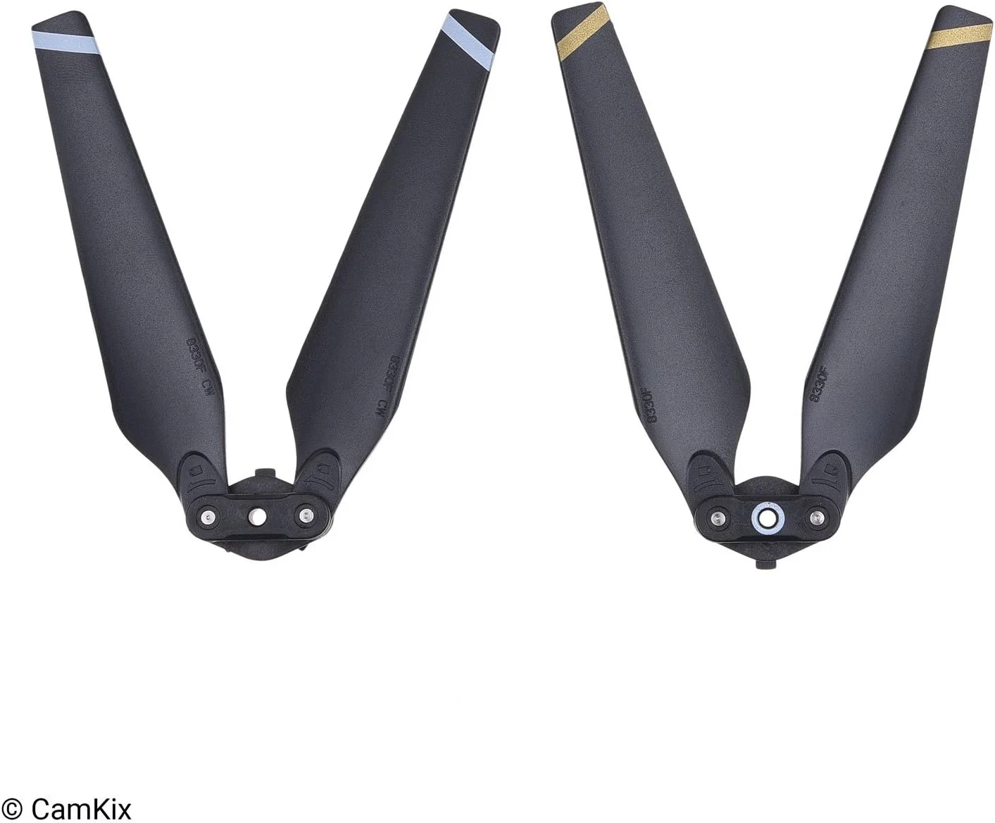 پروانه های تاشو با قابلیت رهاسازی سریع CamKix برای DJI Mavic Pro - مجموعه 2 عددی (8 پره) مشکی