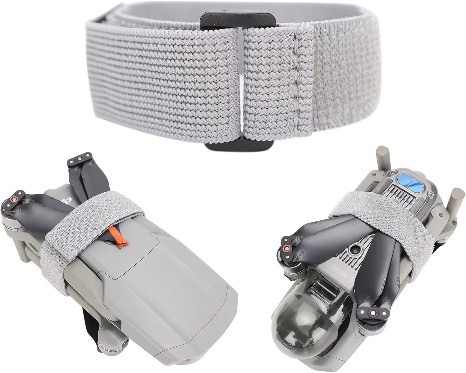 CQT (12 عدد) پروانه های ایر 2 اس + بند نگهدارنده پروانه سازگار با DJI Air 2s / Mavic Air 2، ملخ های جایگزین، کم صدا و با قابلیت رهاسازی سریع