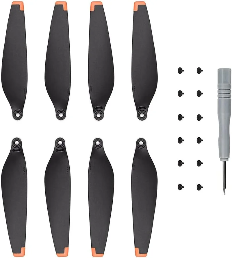 پروانه های کوادکوپتر DJI Mini 3 Pro مدل amiciCare، بال های جایگزین کم صدا، دو رنگ و سبک وزن