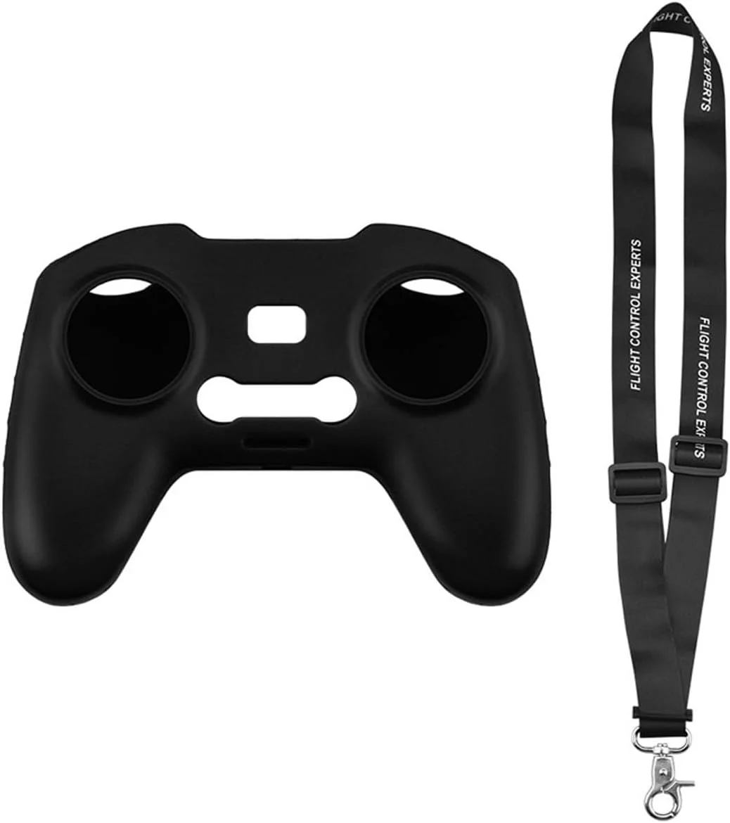 محافظ سیلیکونی با بند قابل تنظیم سازگار با کنترلر از راه دور DJI Avata/FPV Combo 2، روکش محافظ دسته و بند برای لوازم جانبی پهپاد FPV/Avata Combo