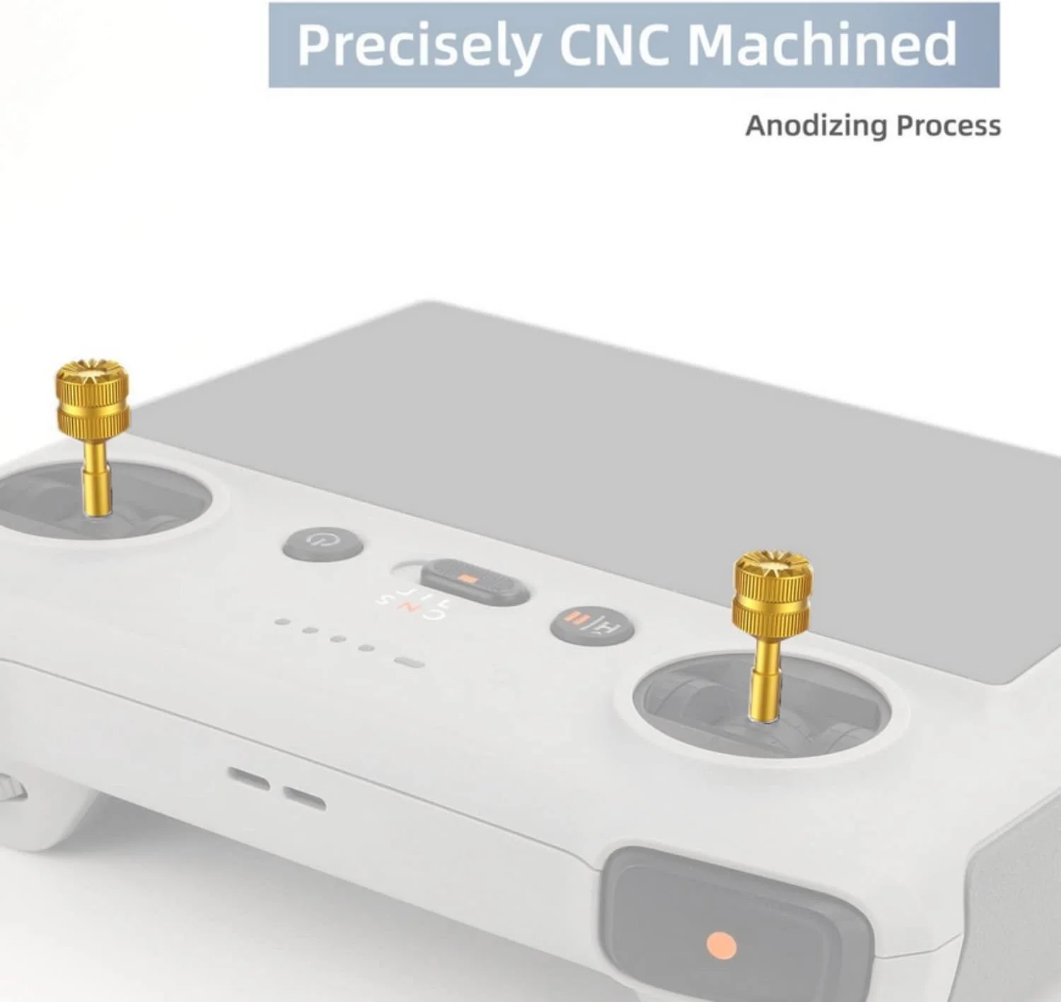 SKEIDO یک جفت جوی استیک آلومینیومی آلیاژی سازگار با ریموت کنترل DJI Mini 3 Pro