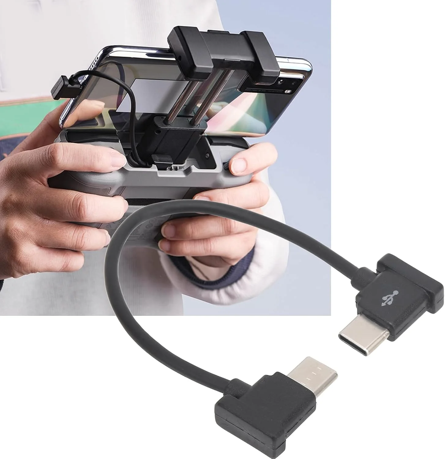 کابل داده کنترل از راه دور 15 سانتی متری، Type-C به Type-C، کابل اتصال کنترل از راه دور پهپاد برای پهپاد Air 2/Mini 2