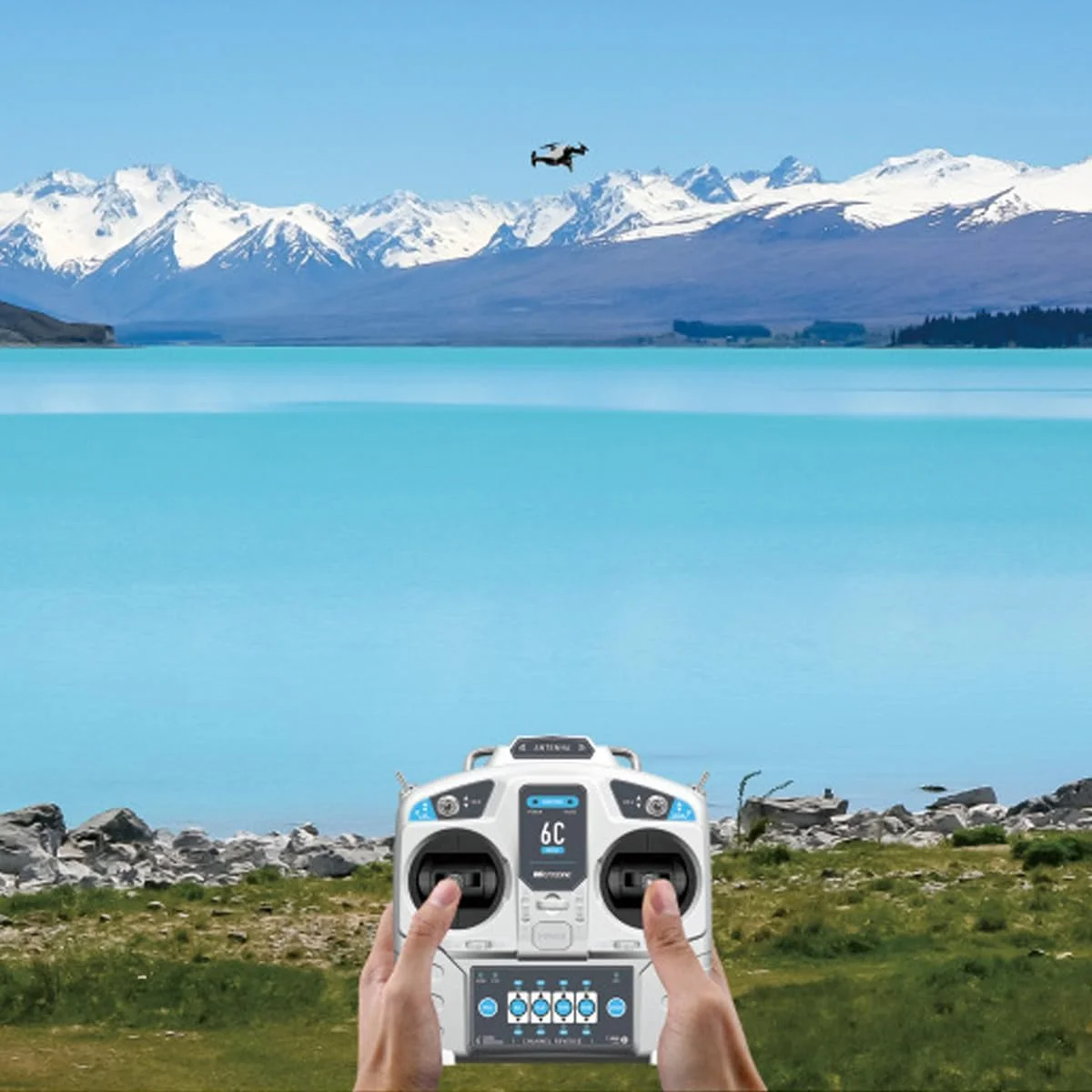 کیت فرستنده و گیرنده رادیویی 2.4 گیگاهرتز 6 کانال برای ماشین، قایق، هلیکوپتر مسابقه ای کوادکوپتر FPV RC، حالت چپ دست