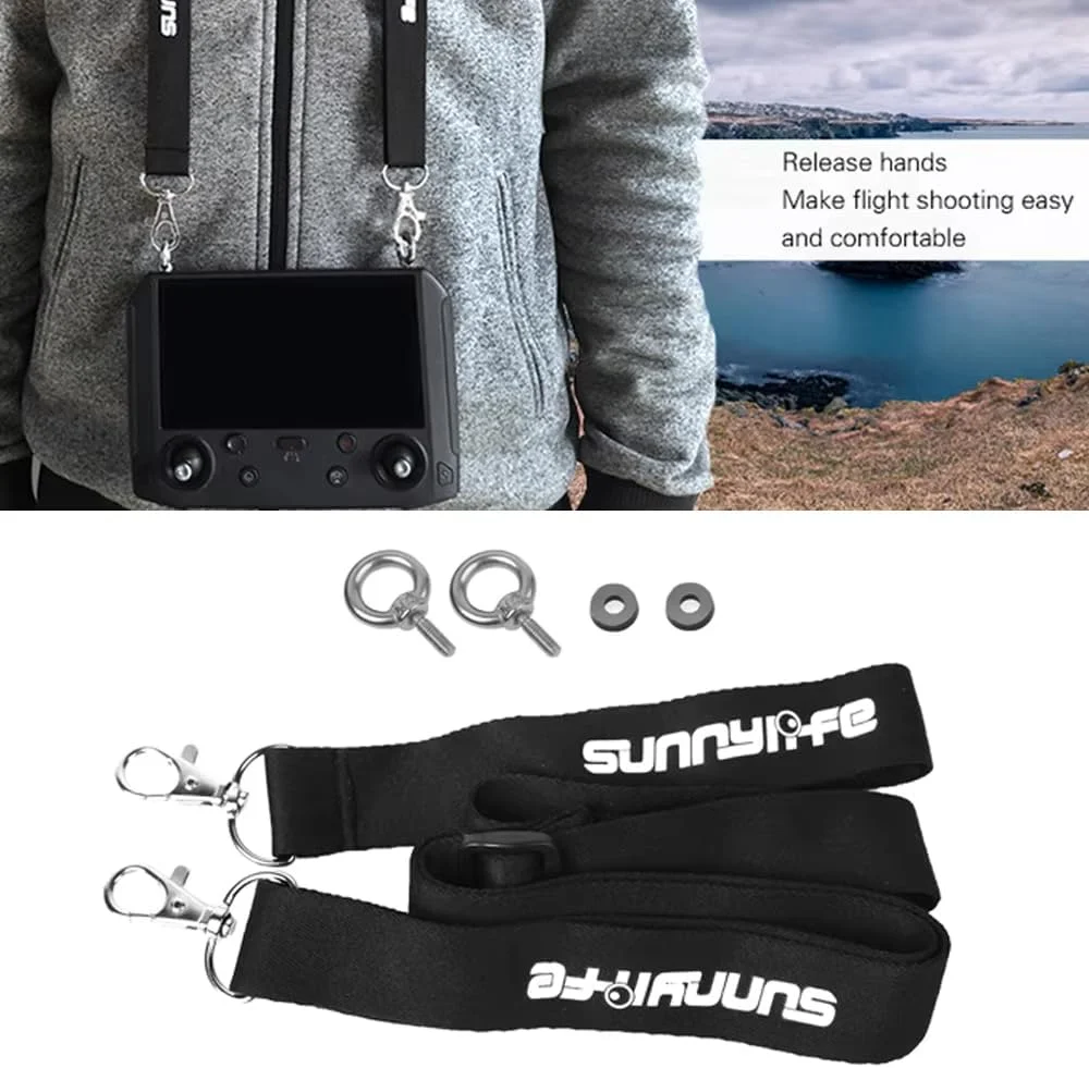 بند گردنی کنترل از راه دور eWINNER با پیچ برای DJI RC 2/RC Pro/RC، مناسب برای قطعات پهپاد DJI Mini 5 Pro Mini 4 Pro Mavic 4 Pro FLIP بند گردنی کنترل از راه دور eWINNER با پیچ برای DJI RC 2/RC Pro/RC، مناسب برای قطعات پهپاد DJI Mini 5 Pro Mini 4 Pro Mavic 4 Pro FLIP