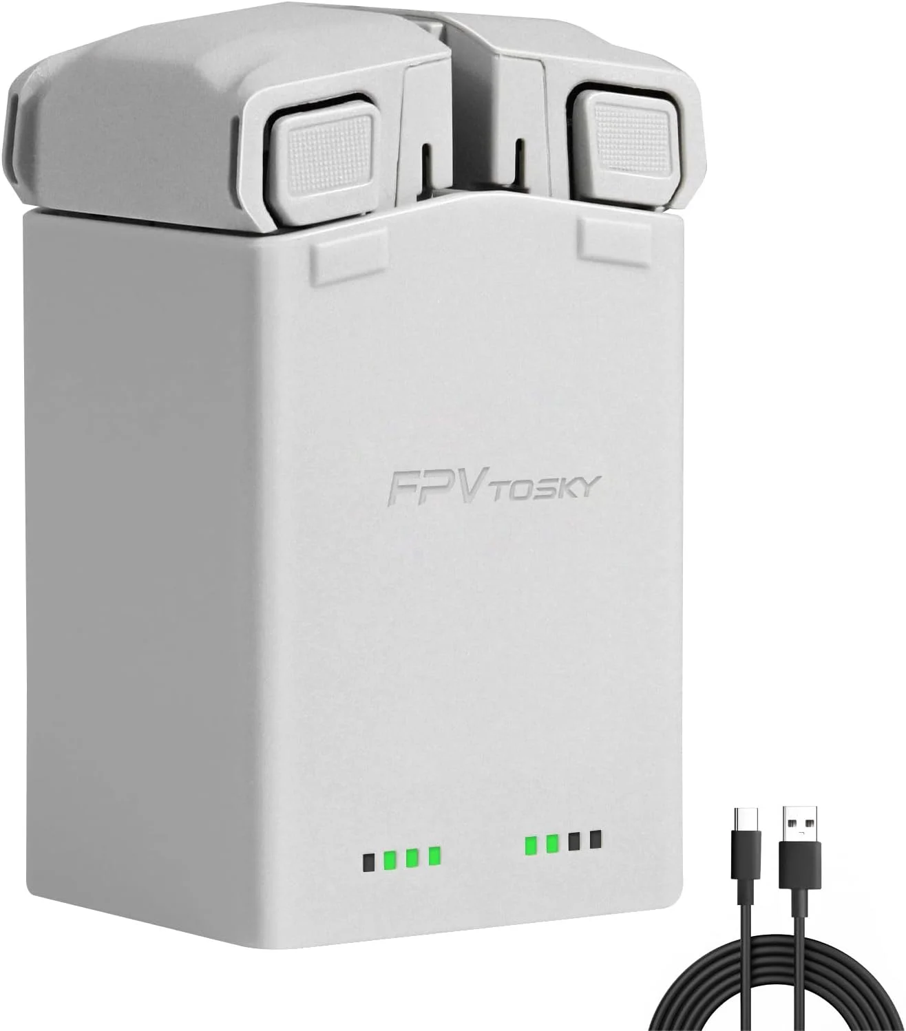 شارژر باتری FPVtosky برای لوازم جانبی DJI Mini 5 Pro/4 Pro/3/3 Pro، هاب شارژ باتری DJI Mini5 Pro/4 Pro/3 Pro، ایستگاه شارژ موازی باتری (باتری شامل نمی شود)