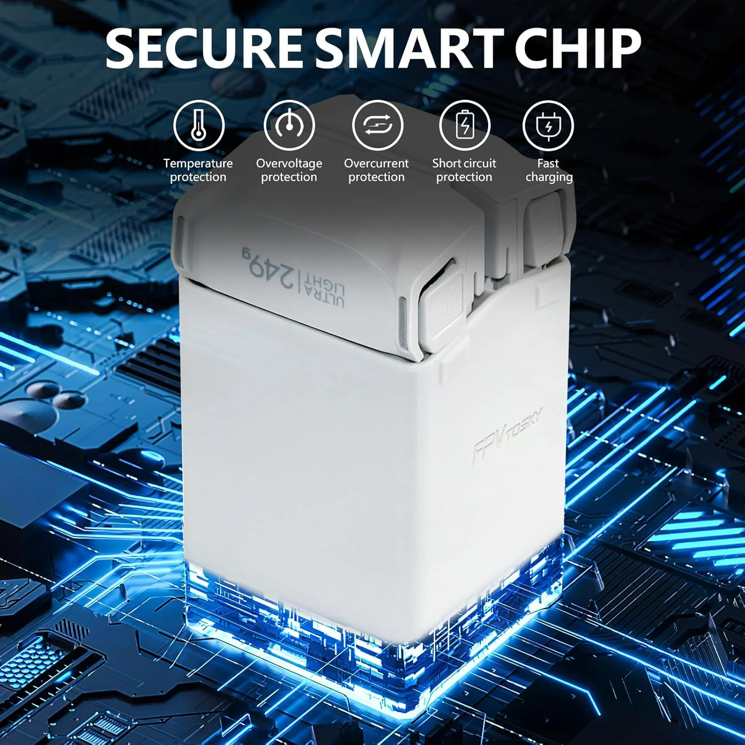 شارژر باتری مینی 4 پرو برای سری DJI Mini 3، هاب شارژ دو طرفه، شارژ سریع دو باتری