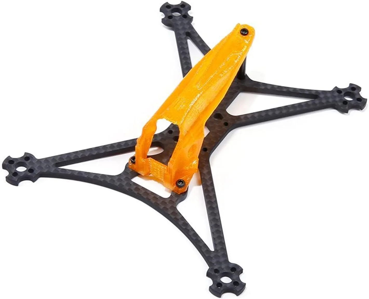 فریم مسابقه ای میکرو FPV آی فلایت Turbobee 136rs 136mm با بازوی 3 میلی متری سازگار با موتورهای Beemotor 1104 4200kv کیت پهپاد مسابقه ای FPV کیت پهپاد DIY (همراه با سایبان نارنجی)