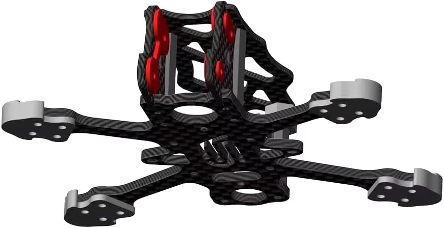 کیت فریم کوادکوپتر پهپاد FPV مدل APEX سایز 2 اینچ، فاصله بین دو محور 95 میلی‌متر، سازگار با DJI O4 Air Unit برای پرواز نمایشی