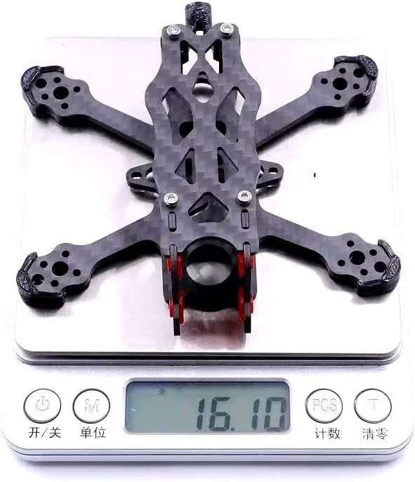 کیت فریم کوادکوپتر پهپاد FPV مدل APEX سایز 2 اینچ، فاصله بین دو محور 95 میلی‌متر، سازگار با DJI O4 Air Unit برای پرواز نمایشی