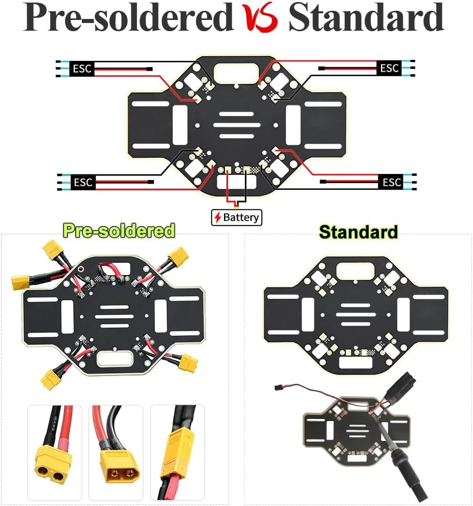 فریم کوادکوپتر HAWK'S WORK F450، کیت فریم کوادکوپتر با فاصله بین دو محور 450 میلیمتر به همراه پایه فرود (لحیمکاری شده) فریم کوادکوپتر HAWK'S WORK F450، کیت فریم کوادکوپتر با فاصله بین دو محور 450 میلیمتر به همراه پایه فرود (لحیمکاری شده)