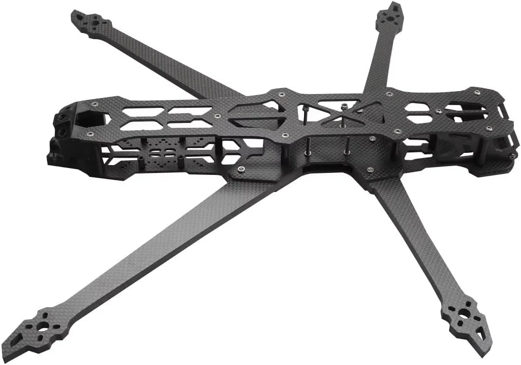 کیت فریم پهپاد فیبر کربنی GK-V3 13 اینچی FPV با فاصله بین دو محور 550 میلی متر برای ملخ 13x9x3 پهپاد مسابقه ای دوربرد RC (1 عدد GK-V3 13 اینچی)