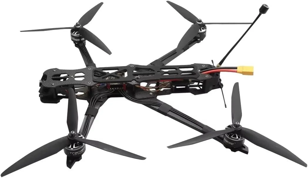 کیت فریم پهپاد فیبر کربنی GK-V3 13 اینچی FPV با فاصله بین دو محور 550 میلی متر برای ملخ 13x9x3 پهپاد مسابقه ای دوربرد RC (1 عدد GK-V3 13 اینچی)