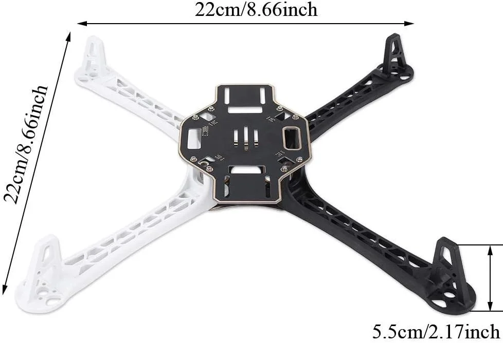 کیت قاب کوادکوپتر RC، برد مدار چاپی یکپارچه، کیت قاب کوادکوپتر، F450، طراحی سبک و مستحکم، برای علاقه مندان به عکاسی هوایی و سازندگان DIY