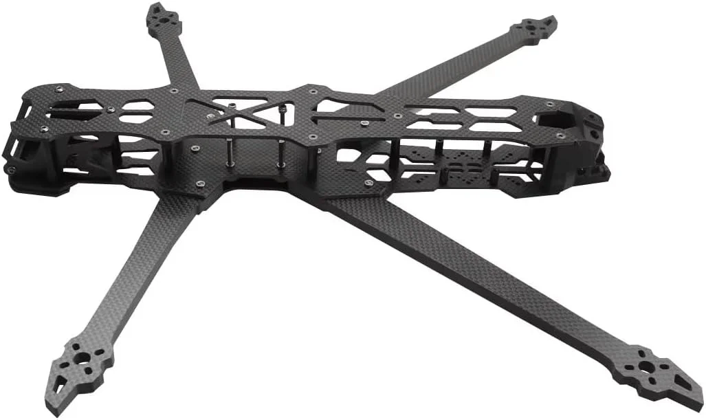 کیت فریم پهپاد فیبر کربنی GK-V3 13 اینچی FPV با فاصله بین دو محور 550 میلی متر برای ملخ 13x9x3 پهپاد مسابقه ای دوربرد RC (1 عدد GK-V3 13 اینچی)