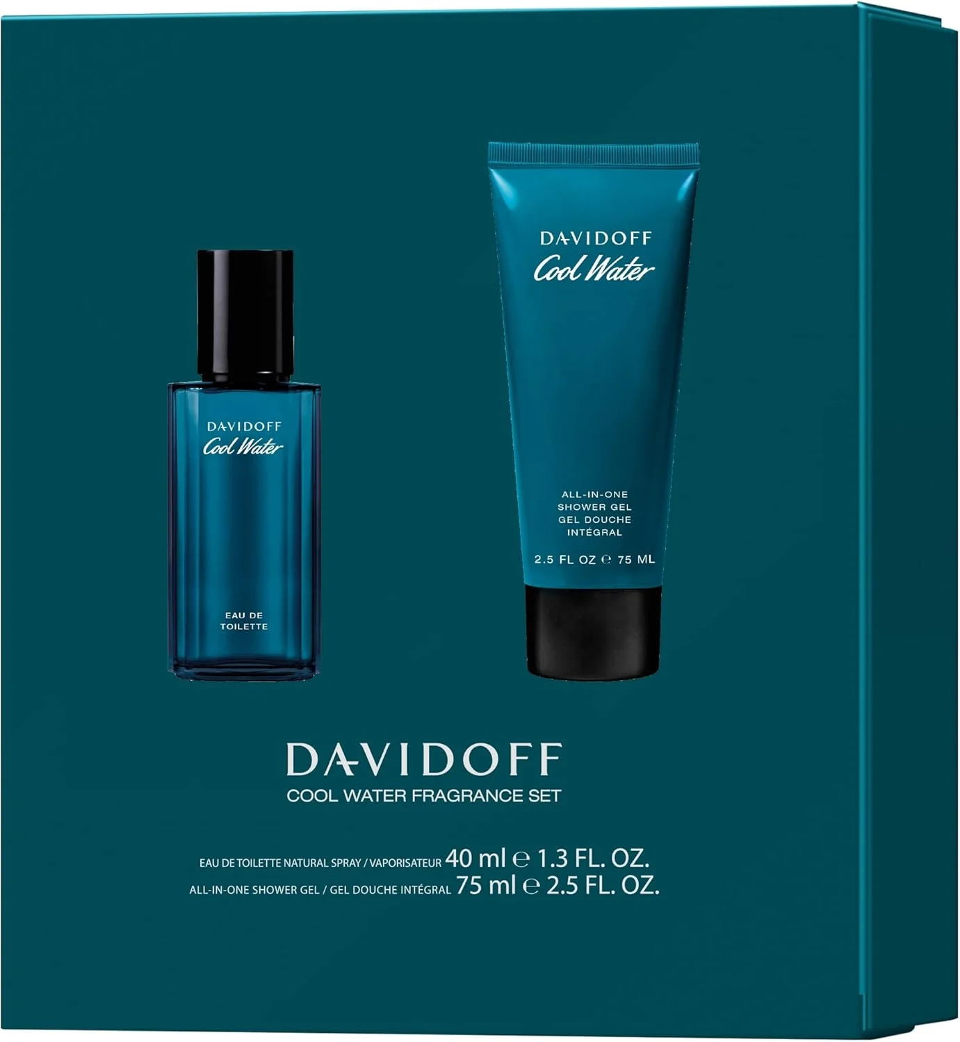 ست هدیه ادو تویلت مردانه دیویدوف کول واتر