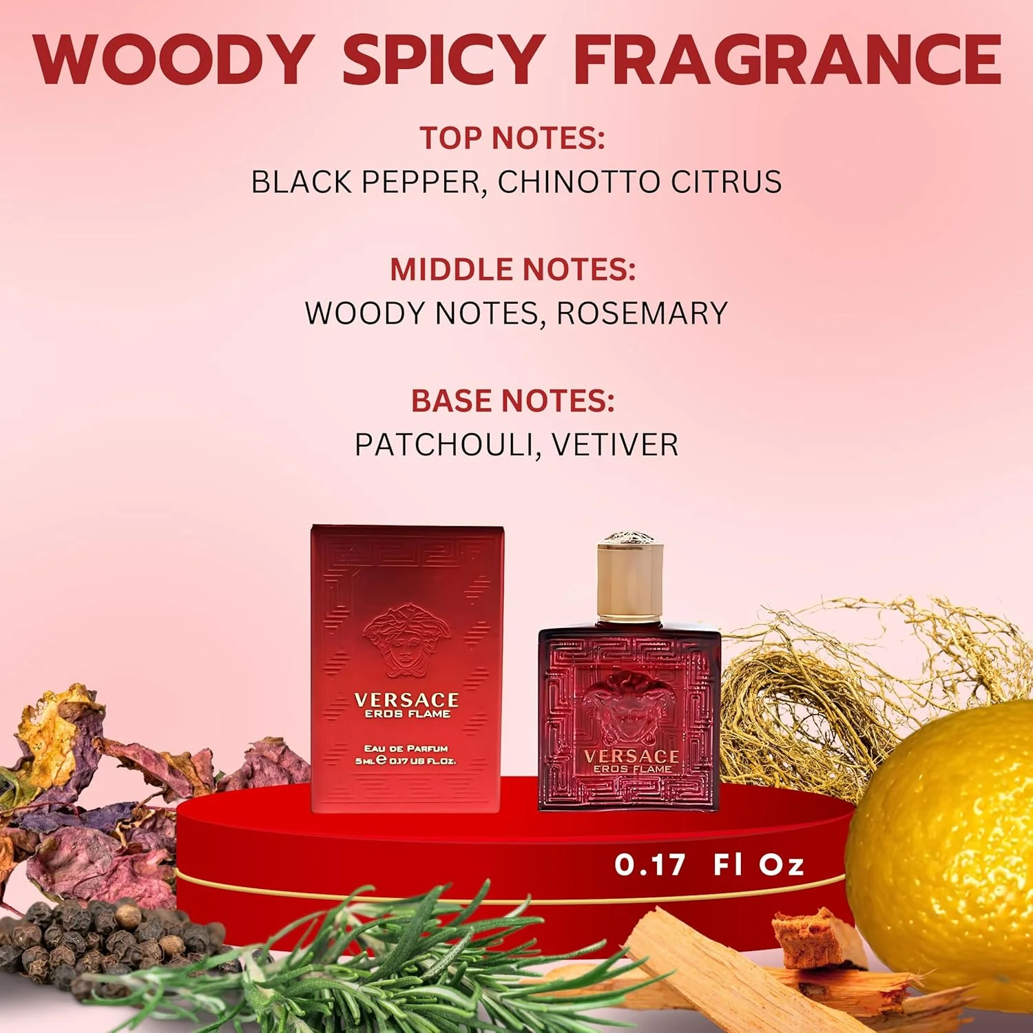 ادکلن مینیاتوری مردانه ورساچه اروس فلیم - ادو پرفیوم، 5 میلی لیتر ادکلن مینیاتوری مردانه ورساچه اروس فلیم - ادو پرفیوم، 5 میلی لیتر