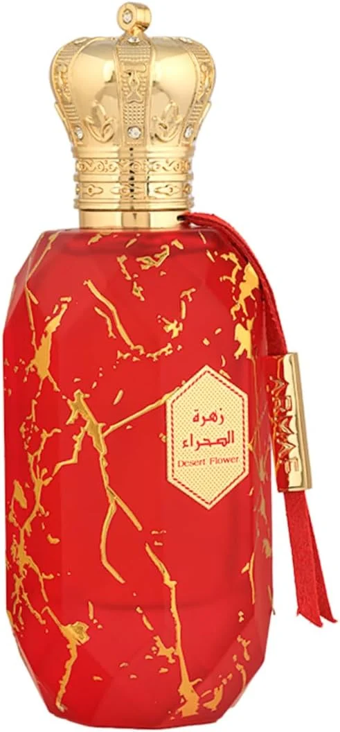 ادکلن آرماف اتر دزرت فلاور رِد ادو پرفیوم، عطر مردانه و زنانه 100 میلی لیتر، رایحه چوبی کهربایی، ماندگاری طولانی، عطر یونیسکس