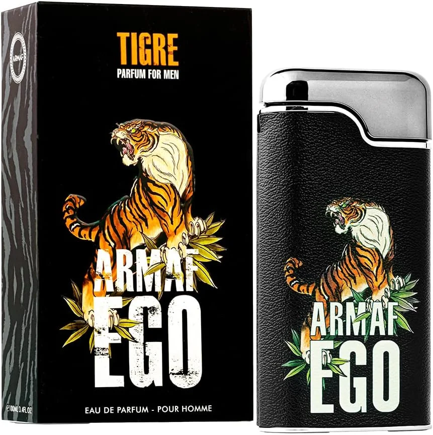ادکلن مردانه آرماف ایگو تایگر پور هوم بلک ادو پرفیوم 100 میلی لیتر - عطر مردانه - رایحه برای او