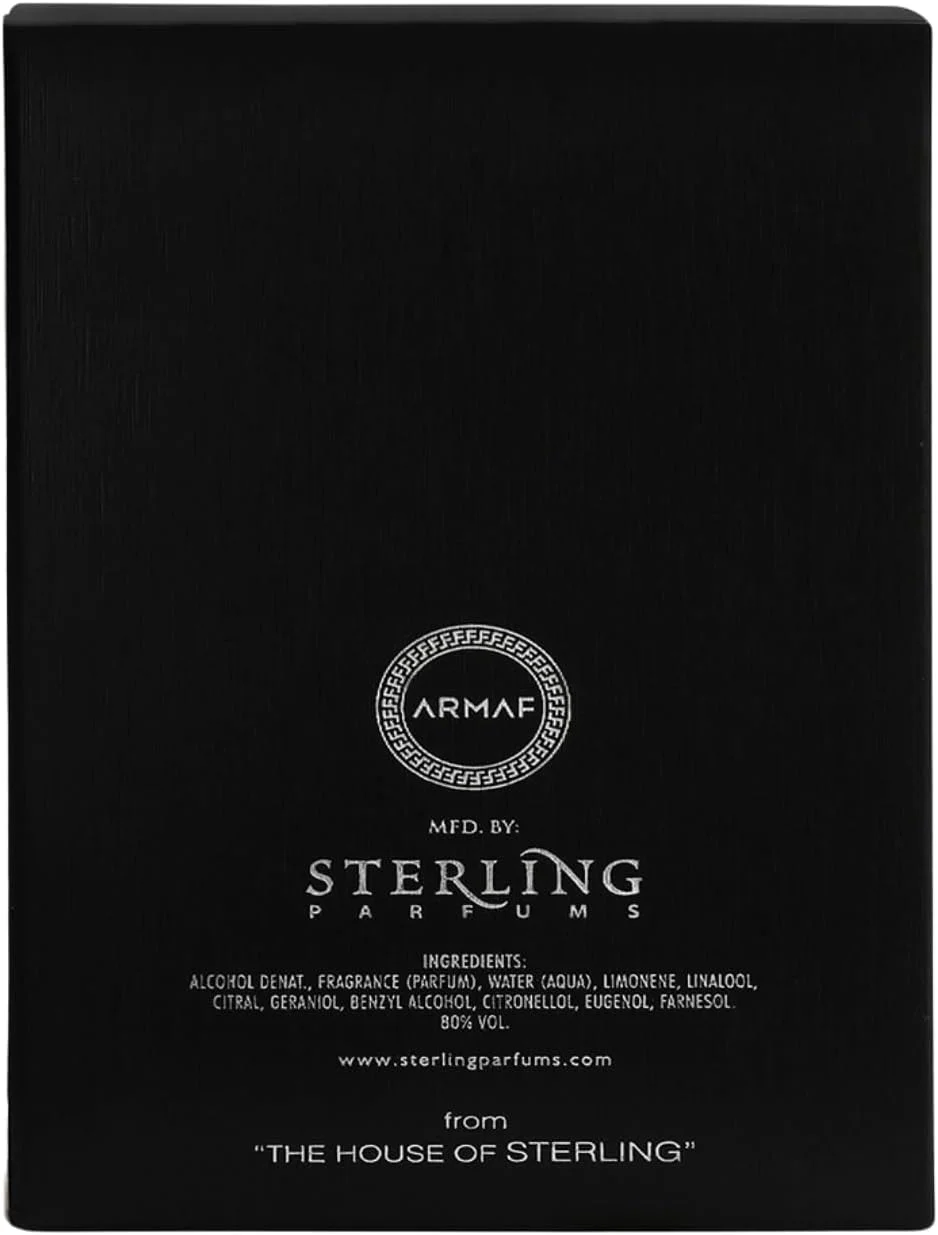 ادکلن مردانه آرماف کلاب د نایت اینتنس مردانه 105 میلی لیتر مشکی، عطر مردانه، ماندگاری طولانی، عطر لوکس، بهترین عطر برای مردان، برای او