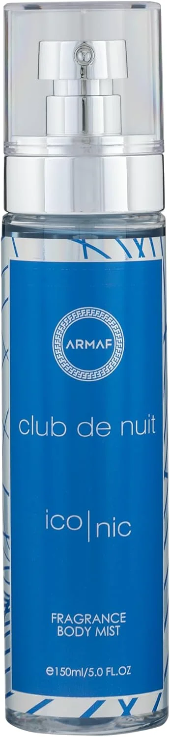 اسپری خوشبو کننده بدن مردانه آرماف مدل Club De Nuit Iconic حجم 150 میل - آبی
