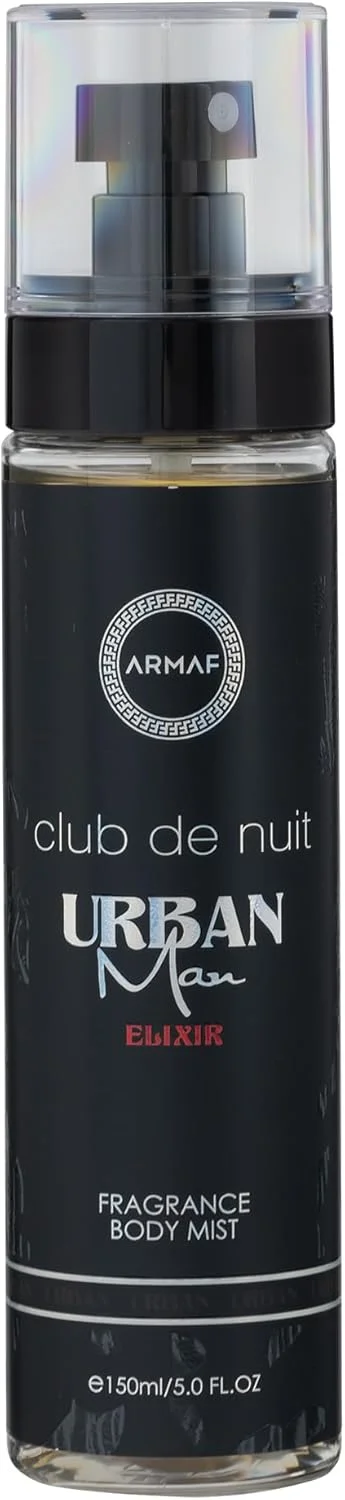 اسپری بدن مردانه آرماف کلاب دِ نویت اربن الکسیر 150 میلی لیتر - مشکی