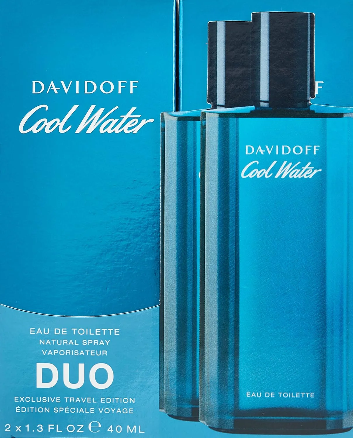 ادکلن مردانه دیویدوف کول واتر دوئو ادو تویلت 2x40 میلی لیتر