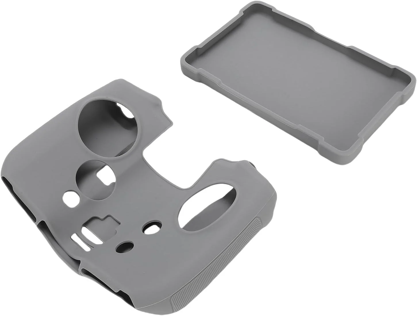 محافظ سیلیکونی ریموت کنترل پهپاد، روکش محافظ کنترلر با طراحی ضد لغزش، ضد ضربه و ضد گرد و غبار برای لوازم جانبی RC Pro 2 (خاکستری)