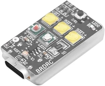 چراغ چشمک زن پهپاد LED ضد برخورد شارژی مناسب برای همه پهپادها، لوازم جانبی چراغ ضد برخورد پرواز در شب