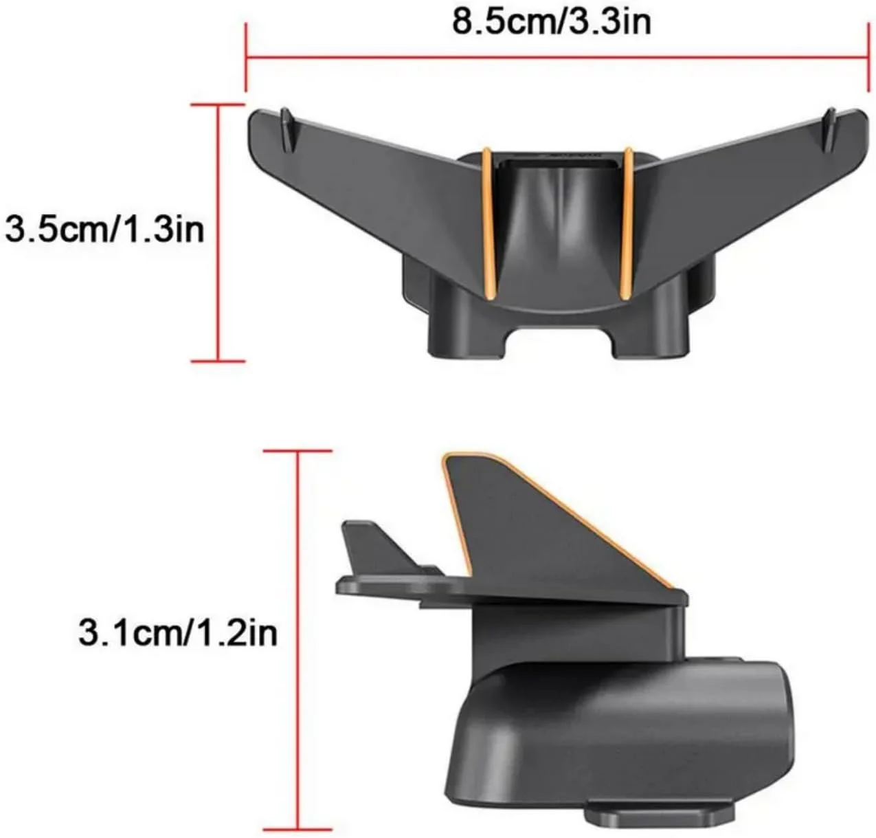 لوازم جانبی بال پرواز مقاوم SKEIDO برای DJI Avata2، مقاوم در برابر سقوط، نصب سریع، قفل کننده دم بال باتری، لوازم جانبی پهپاد