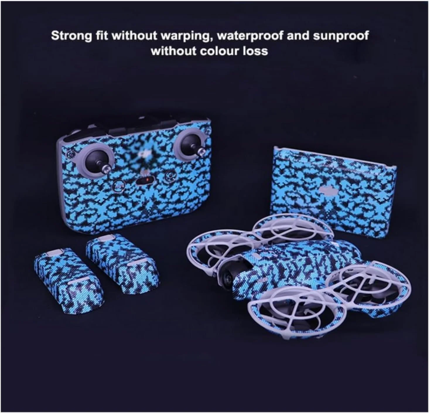 برچسب بدنه کامل Skeido برای DJI Neo، ضد آب، ضد خش، محافظ پوست، لوازم جانبی پهپاد DJI Neo (neo 14)