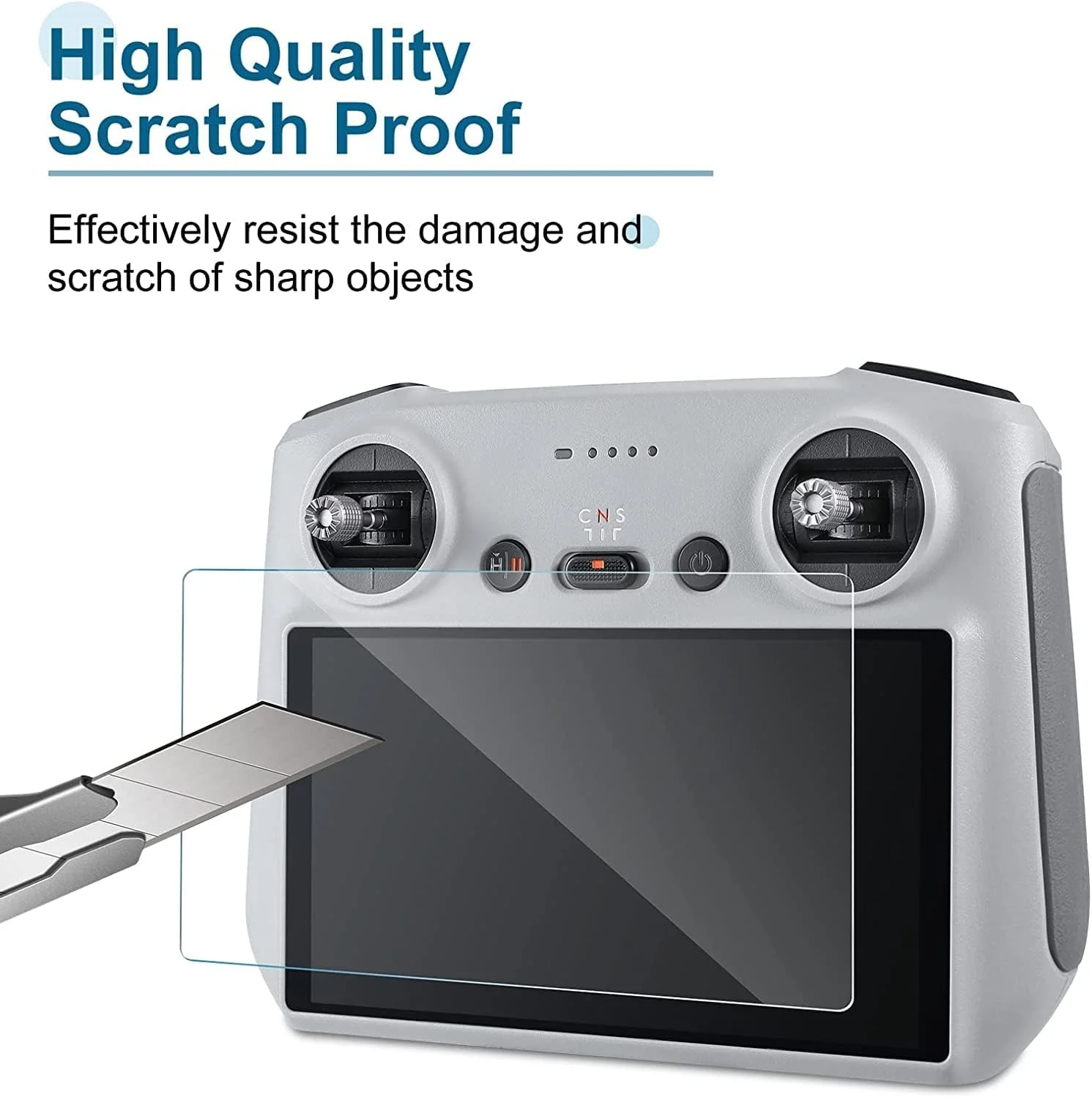 محافظ صفحه نمایش ضد انعکاس نور SKYREAT Mini 3 Pro برای کنترلر DJI RC، شیشه حرارت دیده مات HD با سختی 9H، لوازم جانبی پهپاد (2 عدد)