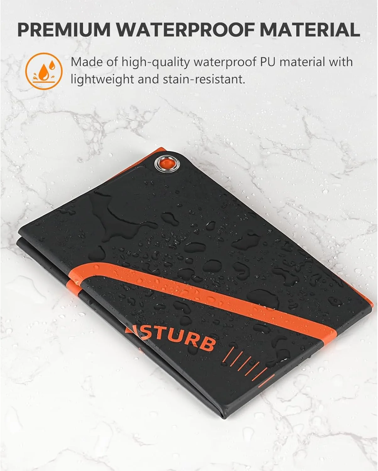 پد فرود پهپاد THE WHITE SHOP، پد فرود دو طرفه ضد آب تاشو سریع بزرگ جهانی، پد هلیکوپتر دو طرفه PU ضد آب تاشو سریع 20 اینچی برای همه پهپادها