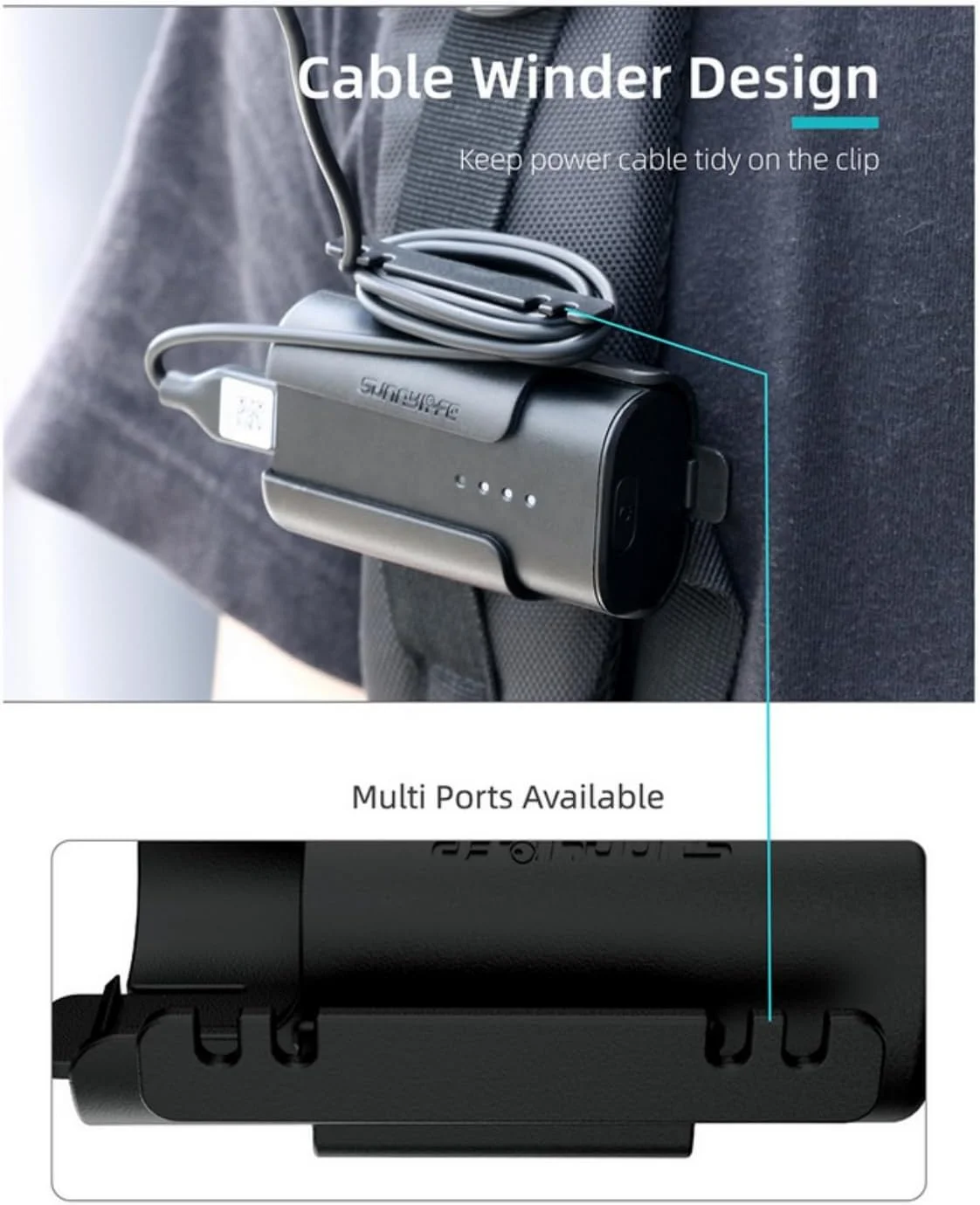 گیره نگهدارنده باتری و جمع کننده کابل سازگار با DJI Avata/FPV Flight Glasses V2، محافظ بدنه، لوازم جانبی پهپاد