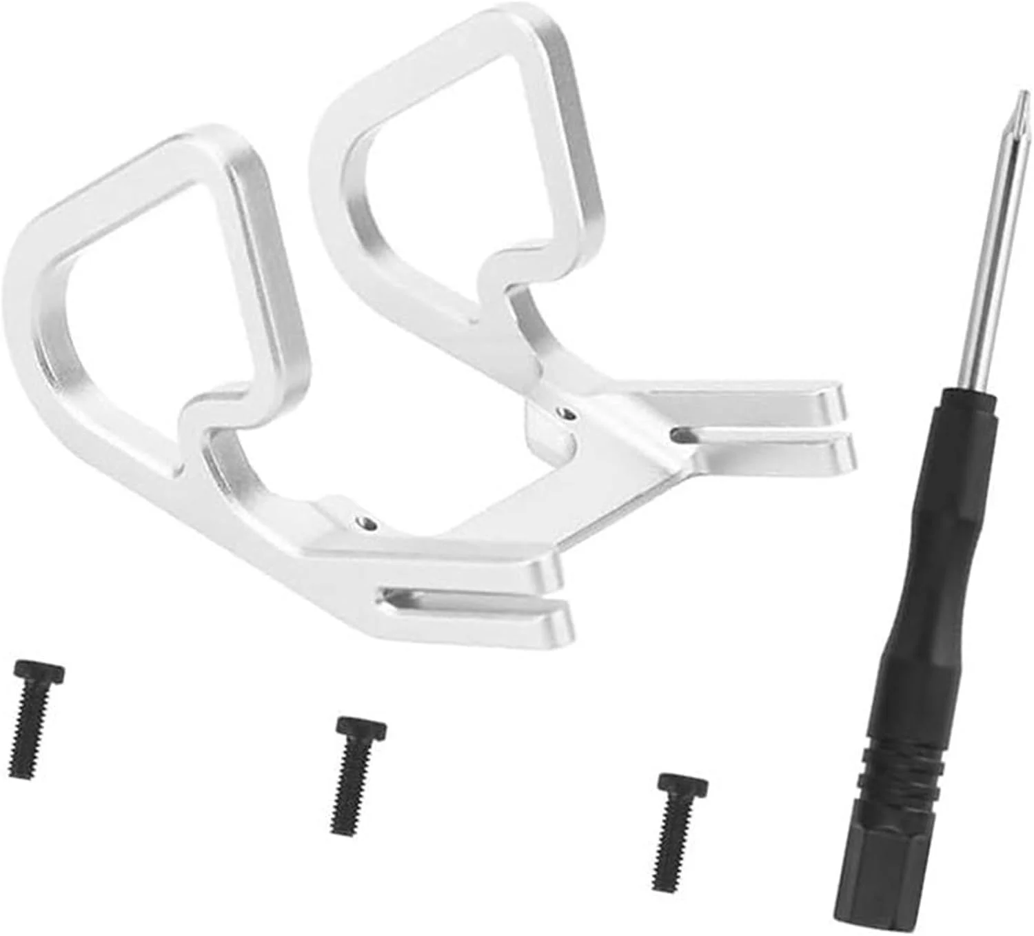 لوازم جانبی پهپاد آلیاژ آلومینیوم، برای سپر گیمبال، برای Neo، میله محافظ سپر ضد برخورد محافظ لنز گیمبال (نقره ای)