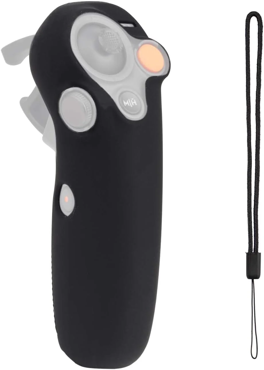 محافظ سیلیکونی برای کنترلر DJI RC Motion 3، مقاوم در برابر ضربه و خراش، لوازم جانبی پهپاد برای دسته کنترل از راه دور Motion 3 (مشکی)