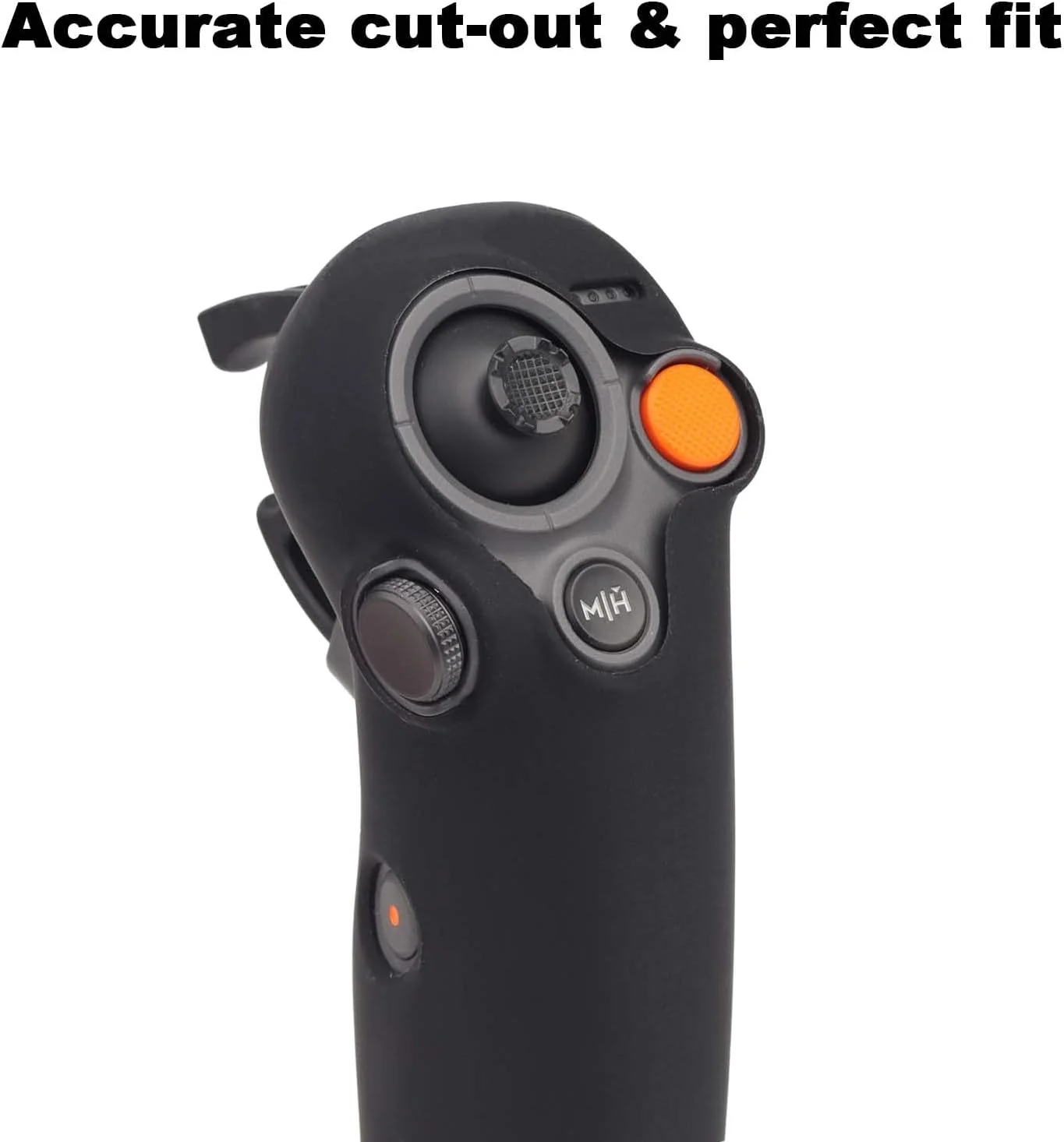 محافظ سیلیکونی برای کنترلر DJI RC Motion 3، مقاوم در برابر ضربه و خراش، لوازم جانبی پهپاد برای دسته کنترل از راه دور Motion 3 (مشکی)