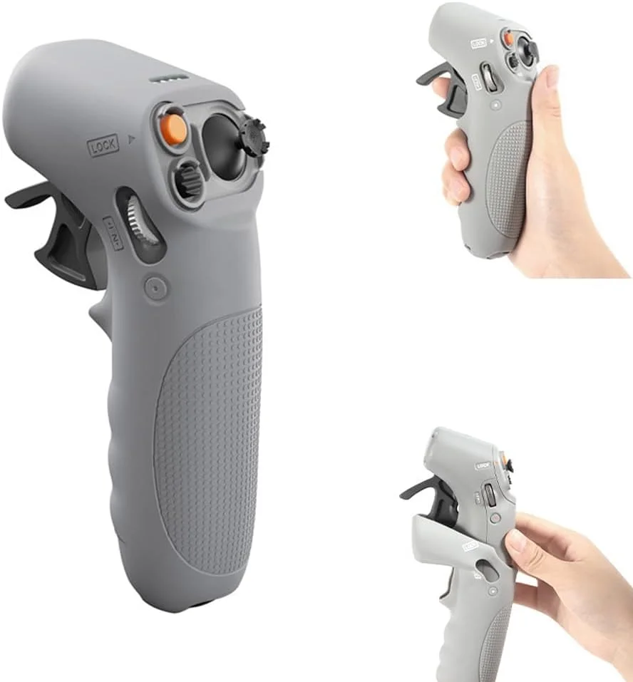 کاور محافظ سیلیکونی Azonee سازگار با DJI Avata RC / با کنترلر حرکتی FPV، کاور محافظ سیلیکونی ضد سقوط برای راکر، محافظ پوست کنترلر گریپ، بندهای کنترلر