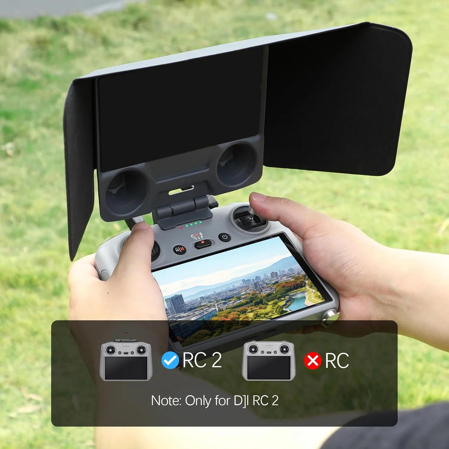 آفتابگیر کنترلر RC 2 مدل FPVtosky برای DJI Mini 4 Pro، محافظ جوی استیک DJI RC 2 برای لوازم جانبی DJI Air 3، محافظ صفحه نمایش کنترلر پهپاد Dji Mini 4 Pro، لوازم جانبی DJI Mini 4 Pro