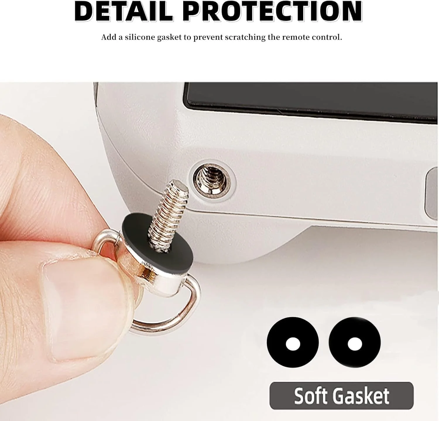 بند گردنی با 2 عدد پیچ M4، مناسب برای کنترلرهای DJI RC، سازگار با Mini 4 Pro/Mini 3 Pro، RC 2/RC/RC Pro