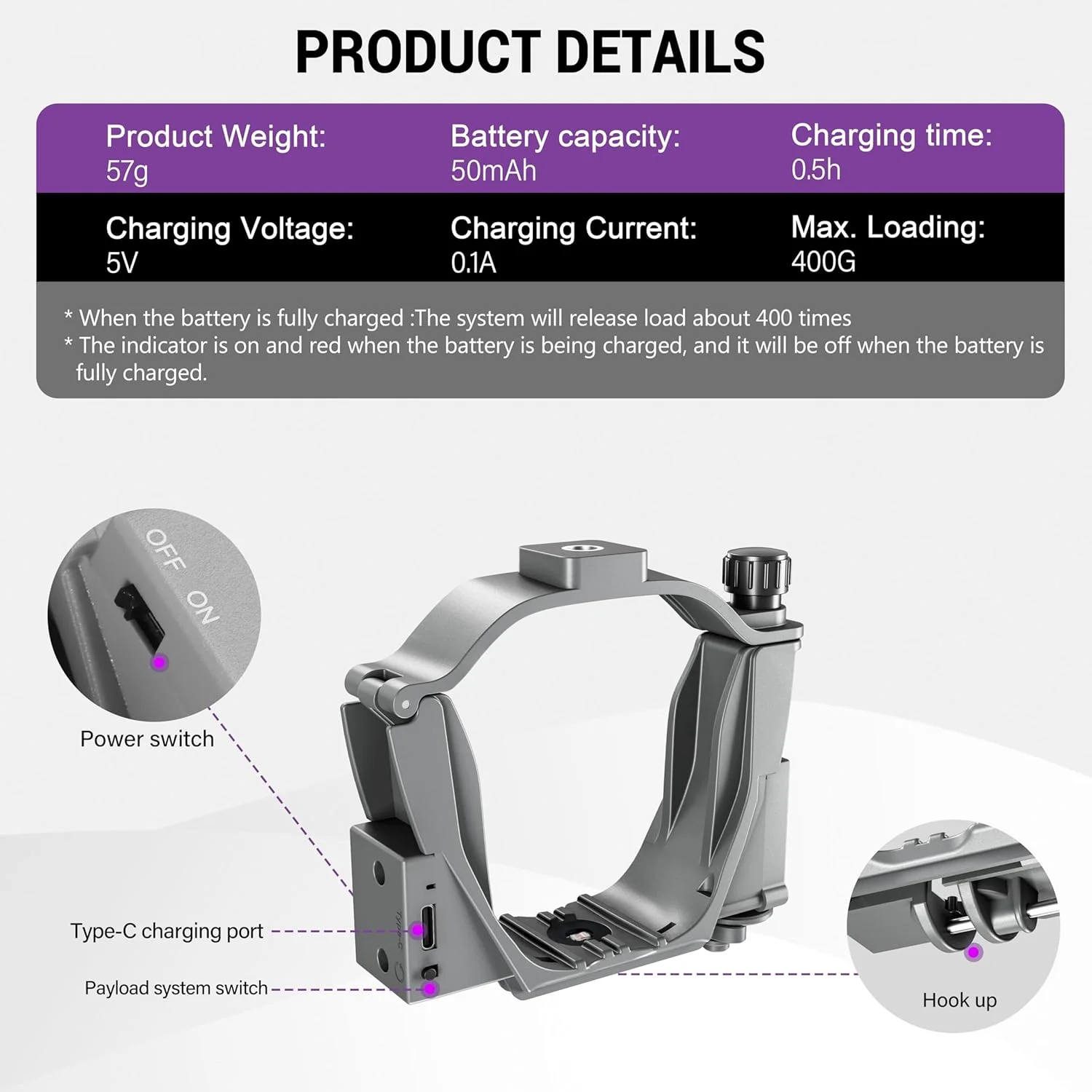 سیستم پرتاب محموله MAKINGTEC Air 3 - سیستم رهاسازی و انتقال محموله، پرتابگر محموله برای لوازم جانبی DJI Air 3. دستگاه های پرتاب برای عملکرد بهبود یافته