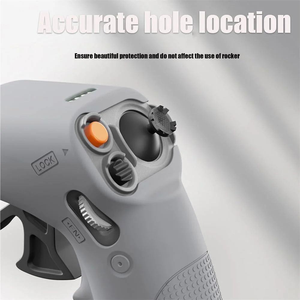 کاور محافظ سیلیکونی Azonee سازگار با DJI Avata RC / با کنترلر حرکتی FPV، کاور محافظ سیلیکونی ضد سقوط برای راکر، محافظ پوست کنترلر گریپ، بندهای کنترلر