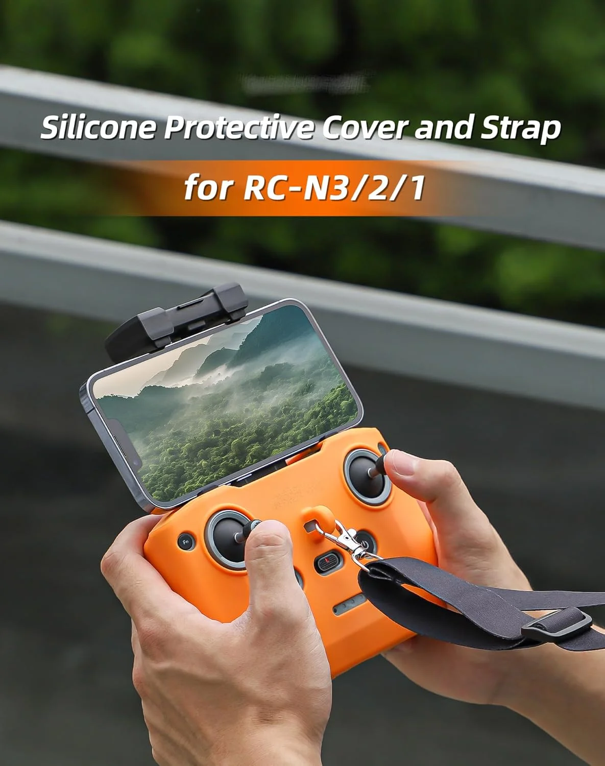 محافظ سیلیکونی و بند کنترلر برای DJI Neo Mini4 Pro مناسب برای RC-N3 2 1، مقاوم در برابر خراش، ضد ضربه و ضد گرد و غبار، لوازم جانبی پهپاد، مشکی