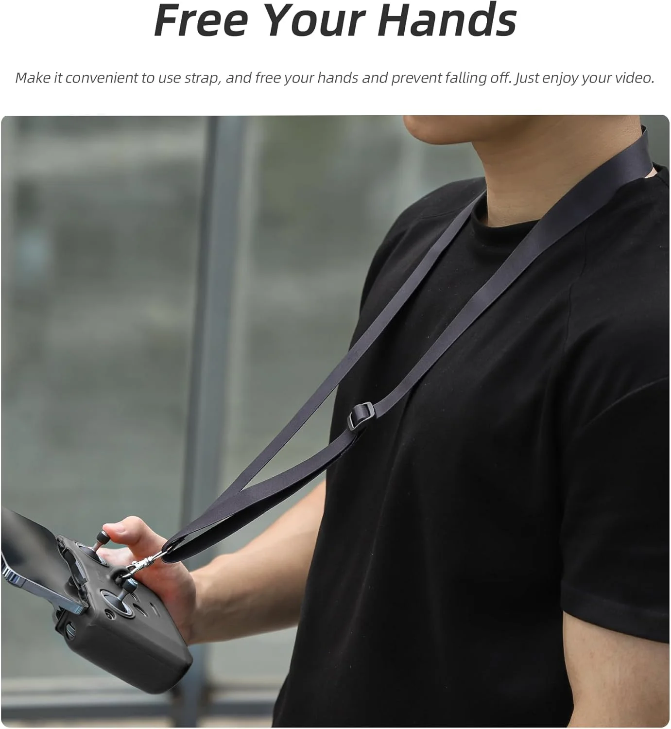 محافظ سیلیکونی و بند کنترلر برای DJI Neo Mini4 Pro مناسب برای RC-N3 2 1، مقاوم در برابر خراش، ضد ضربه و ضد گرد و غبار، لوازم جانبی پهپاد، مشکی