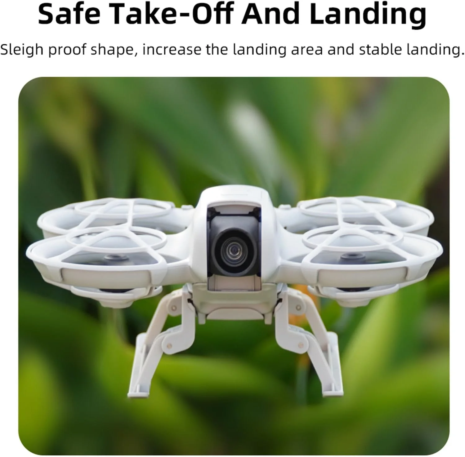 پایه سه پایه افزایش ارتفاع فرود برای پهپاد DJI NEO، پایه تاشو سورتمه، پایه افزایش ارتفاع برای لوازم جانبی پهپاد DJI NEO