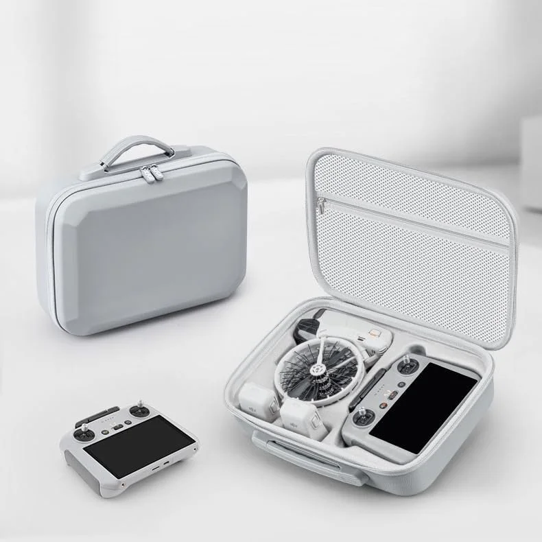 کیف محافظ مسافرتی برای DJI Flip، کیف نگهداری برای DJI Flip Fly More Combo Drone و لوازم جانبی کنترلر از راه دور RC 2 (خاکستری)