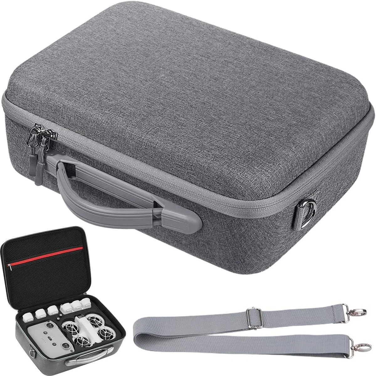 کیف سخت T Tersely برای DJI Neo، کیف حمل ضد آب و مقاوم در برابر ضربه، کیف قابل حمل و جمع و جور برای نگهداری DJI Neo و لوازم جانبی مناسب برای سفر و فضای باز