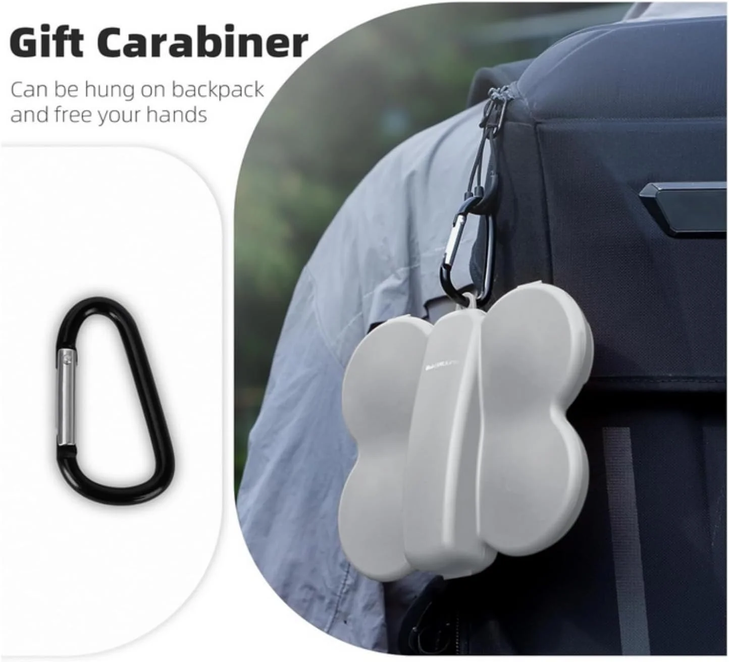 جعبه نگهداری قابل حمل SKEIDO برای DJI NEO، جعبه محافظ ضد ضربه و ضد خش با طرح پروانه، لوازم جانبی (خاکستری)